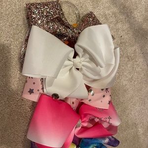 Jojo Siwa Bows (x10) Includes Bow Holder